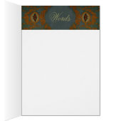 Vlinderzijde doek ~ Kaart / Uitnodigingen (Binnen (Rechts))