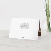 vlinderzonnebloem - bouquet denken aan jou kaart (Achterkant)