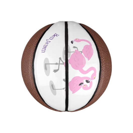 Vlingo trio cartoon basketbal (Verticaal)