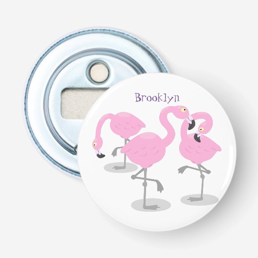 Vlingo trio cartoon button flesopener (Voorkant)