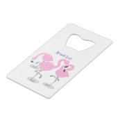 Vlingo trio cartoon creditkaart flessenopener (Achterkant Gekanteld)