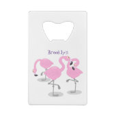 Vlingo trio cartoon creditkaart flessenopener (Achterkant)