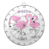 Vlingo trio cartoon dartbord (Voorkant)