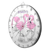 Vlingo trio cartoon dartbord (Voorkant Rechts)