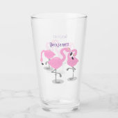 Vlingo trio cartoon glas (Voorkant)