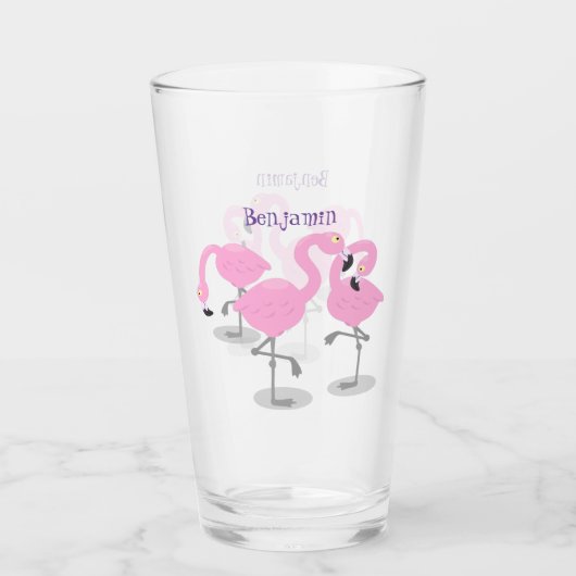 Vlingo trio cartoon glas (Voorkant)