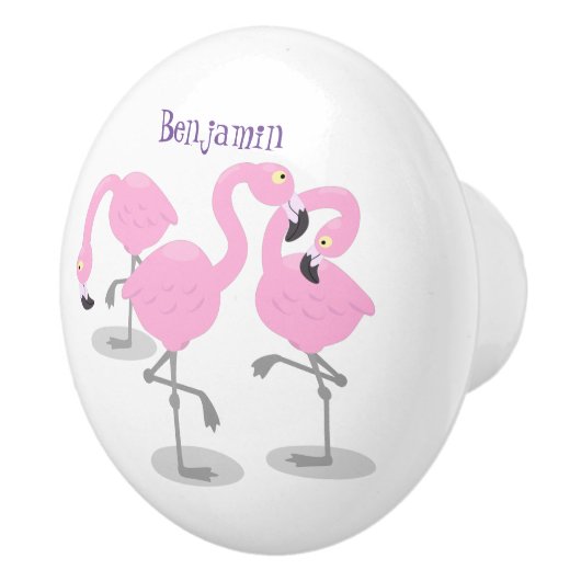 Vlingo trio cartoon keramische knop (Rechts)