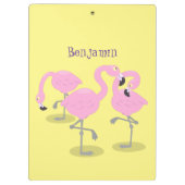 Vlingo trio cartoon klembord (Achterkant)