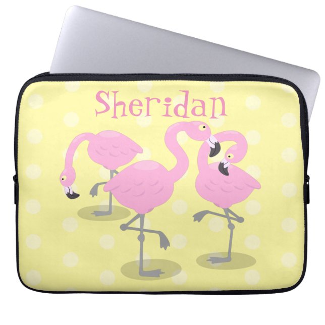 Vlingo trio cartoon laptop sleeve (Voorkant)