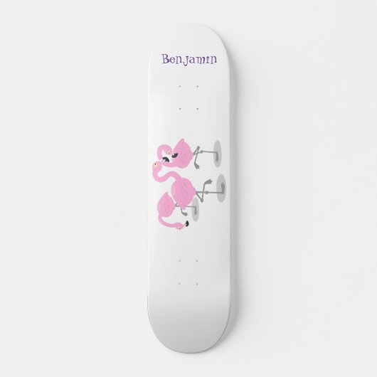 Vlingo trio cartoon persoonlijk skateboard (Voorkant)