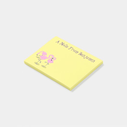Vlingo trio cartoon post-it® notes (Schuin)