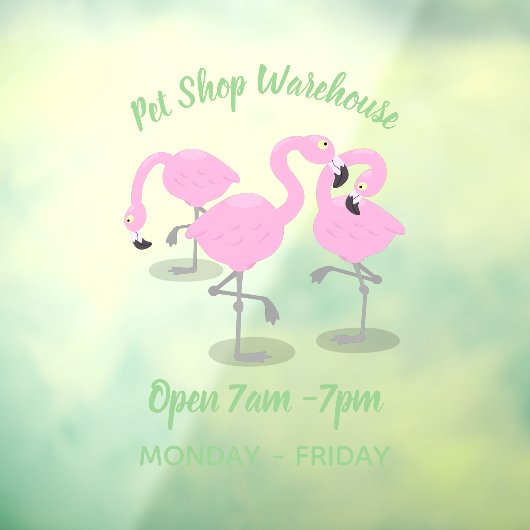 Vlingo trio cartoon raamsticker (Vel 3)