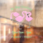 Vlingo trio cartoon raamsticker (Vel 2)