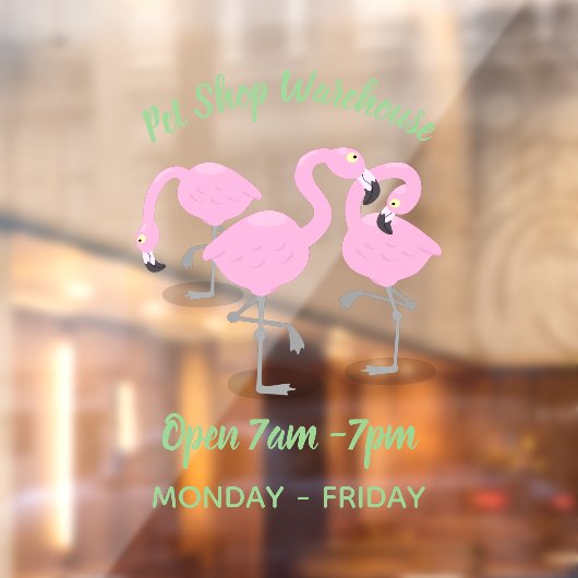 Vlingo trio cartoon raamsticker (Vel 2)