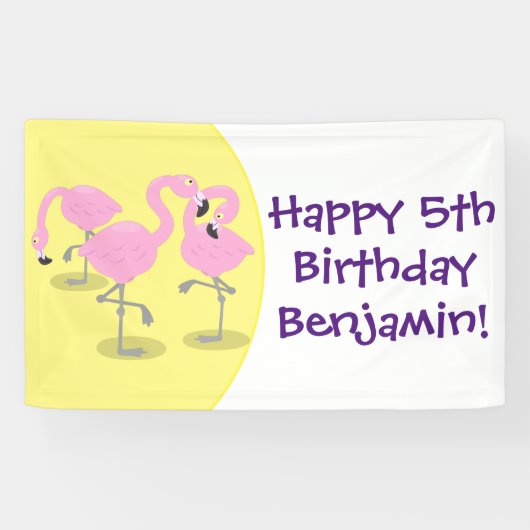 Vlingo trio cartoon spandoek (Horizontaal)