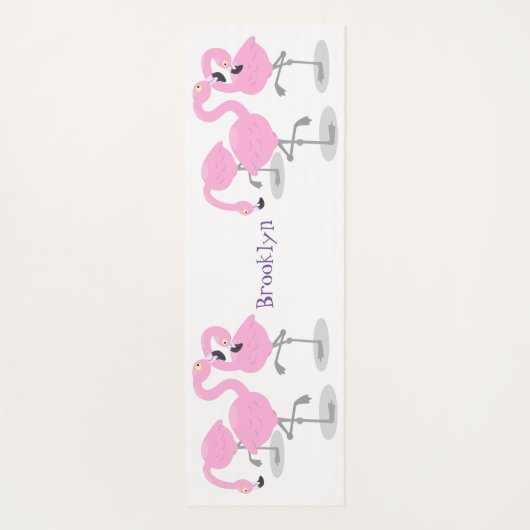 Vlingo trio cartoon yogamat (Achterkant)