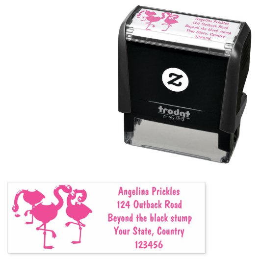 Vlingo trio cartoon  zelfinktende stempel (In situ)