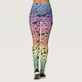 Vlinters Leggings (Regenboog) (Achterkant)