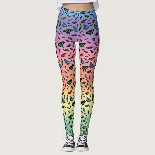 Vlinters Leggings (Regenboog) (Voorkant)