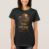 VLLC Play The Long Game Motivation Crocodile Graph T-shirt (Voorkant)