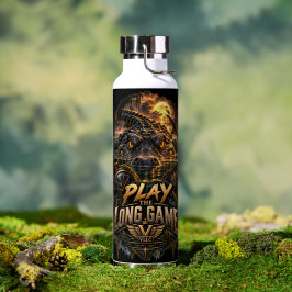 VLLC Play The Long Game Motivation Crocodile  Waterfles