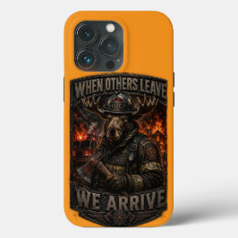 VLLC When Others Leave We Arrive Firefighter Moose Case-Mate iPhone Case