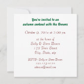 Vloed Aspens-uitnodiging Kaart (Achterkant)