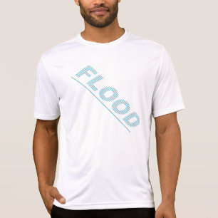 Vloed DDOS - het Binnendringen in een beveiligd T-shirt