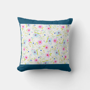 VLOED gooi kussen blauw.