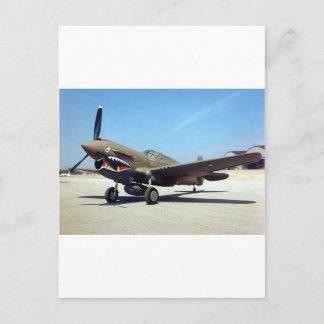 vloed P-40 tomahawk Briefkaart
