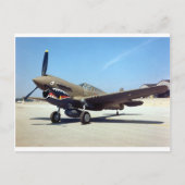 vloed P-40 tomahawk Briefkaart (Voorkant)