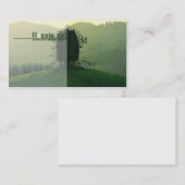 vloedgolf regelmatig visitekaartje (Voorkant / Achterkant)