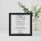 Vloei de datum op save the date (Staand voorkant)