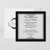 Vloei de datum op save the date (Voorkant / Achterkant)