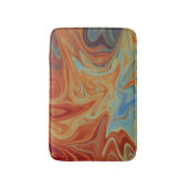 Vloeibaar abstract patroon badmat (Voorkant Verticaal)