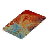 Vloeibaar abstract patroon magneet (Linkerzijde)