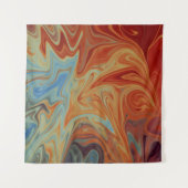 Vloeibaar abstract patroon wandkleed (Voorkant (horizontaal))
