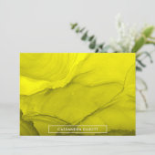 Vloeibaar Abstract Vloeibaar Vloeistof Bedankkaart (Staand voorkant)