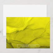 Vloeibaar Abstract Vloeibaar Vloeistof Bedankkaart (Voorkant / Achterkant)