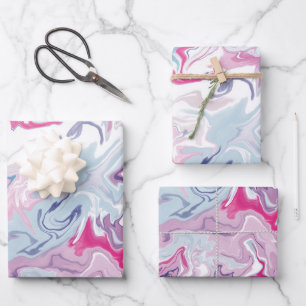 vloeibaar acryl inpakpapier vel