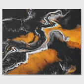 Vloeibaar acrylhoudend afbeelding met kunstmatig g cadeaupapier (Vlak)