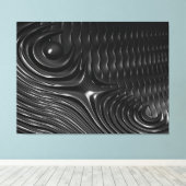 vloeibaar afval omwikkeld canvas afdruk (Insitu (Houten vloer))