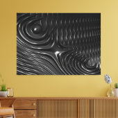 vloeibaar afval omwikkeld canvas afdruk (Insitu (Woonkamer))
