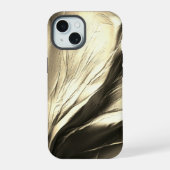 Vloeibaar Antiek gouden verf textuur iPhone 15 Case (Achterkant)