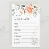 Vloeibaar Baby Word-papier voor breekbaar spelpapi (Voorkant / Achterkant)