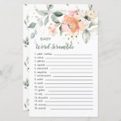 Vloeibaar Baby Word-papier voor breekbaar spelpapi (Voorkant / Achterkant)