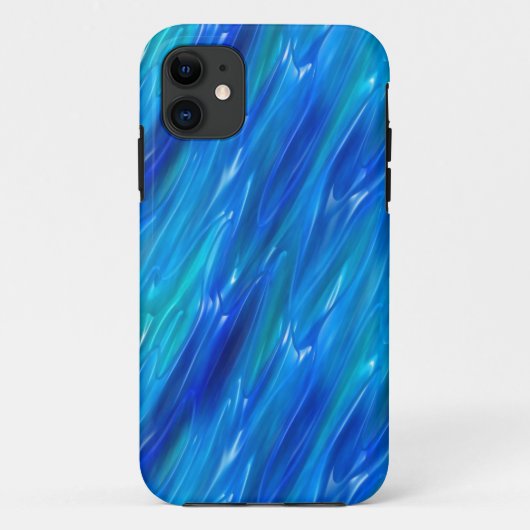 vloeibaar blauw Case-Mate iPhone case (Achterkant)