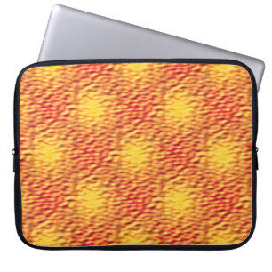 Vloeibaar brandvergrendelingspatroon laptop sleeve