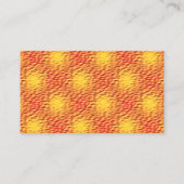 Vloeibaar brandvergrendelingspatroon visitekaartje (Voorkant)