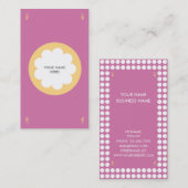 VLOEIBAAR CLOUD VISITEKAARTJE PINK (Voorkant / Achterkant)